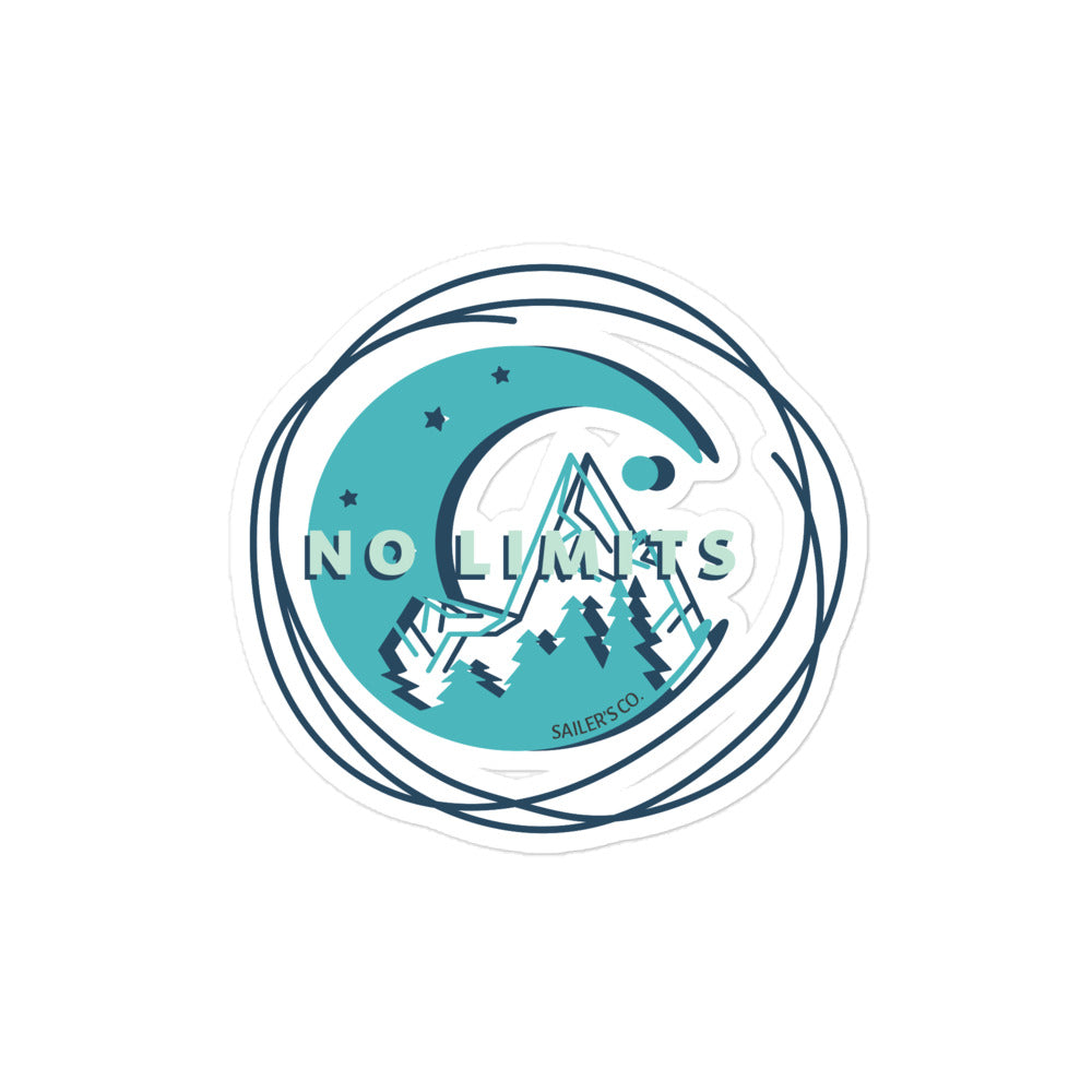 No Limits Bubble-Free Stickers
