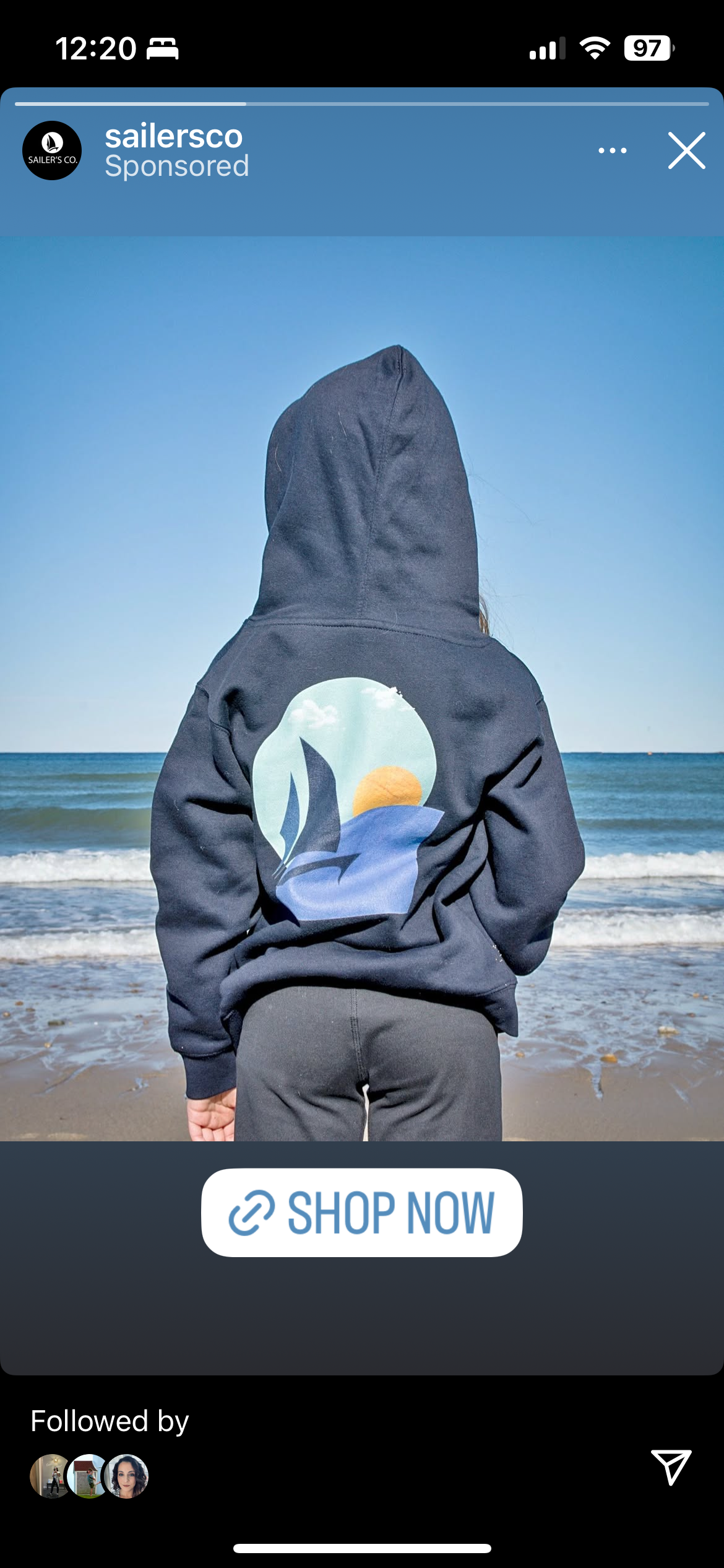 Daring Sunset Kids Fleece Hoodie