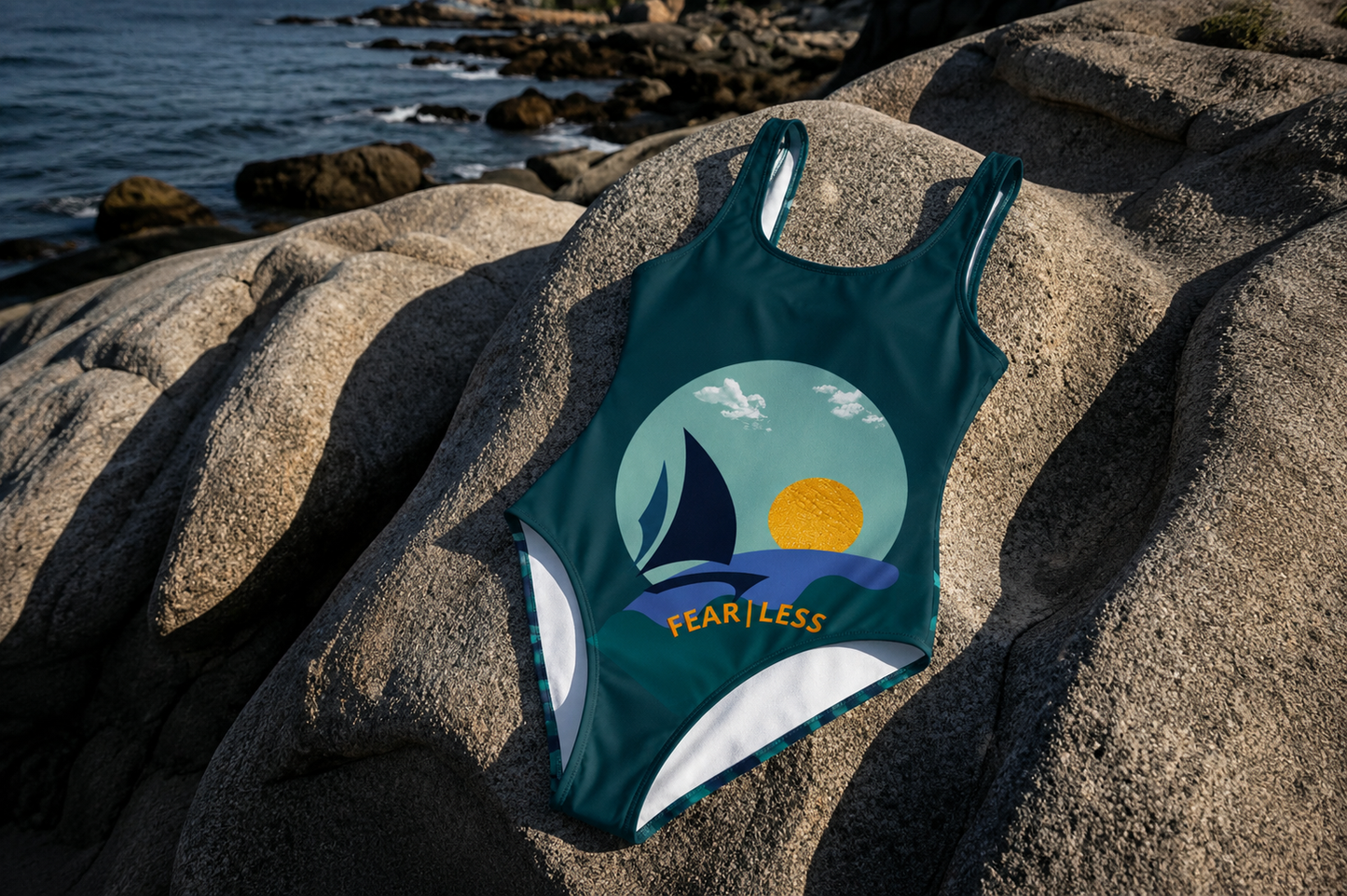 Inspired Fearless One-Piece Swimsuit Night
