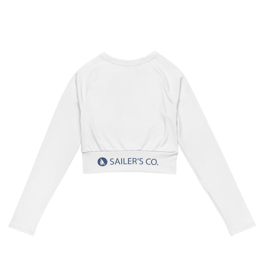 Classic Daring No Limits Crop Top Long Sleeve TShirt Rashguard Sailers Co Comfortable and Stylish Apparel
