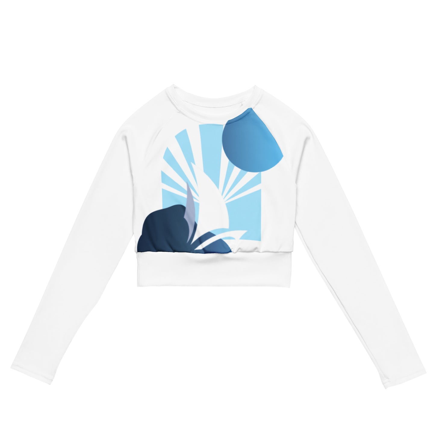 Classic Daring No Limits Crop Top Long Sleeve TShirt Rashguard Sailers Co Comfortable and Stylish Apparel