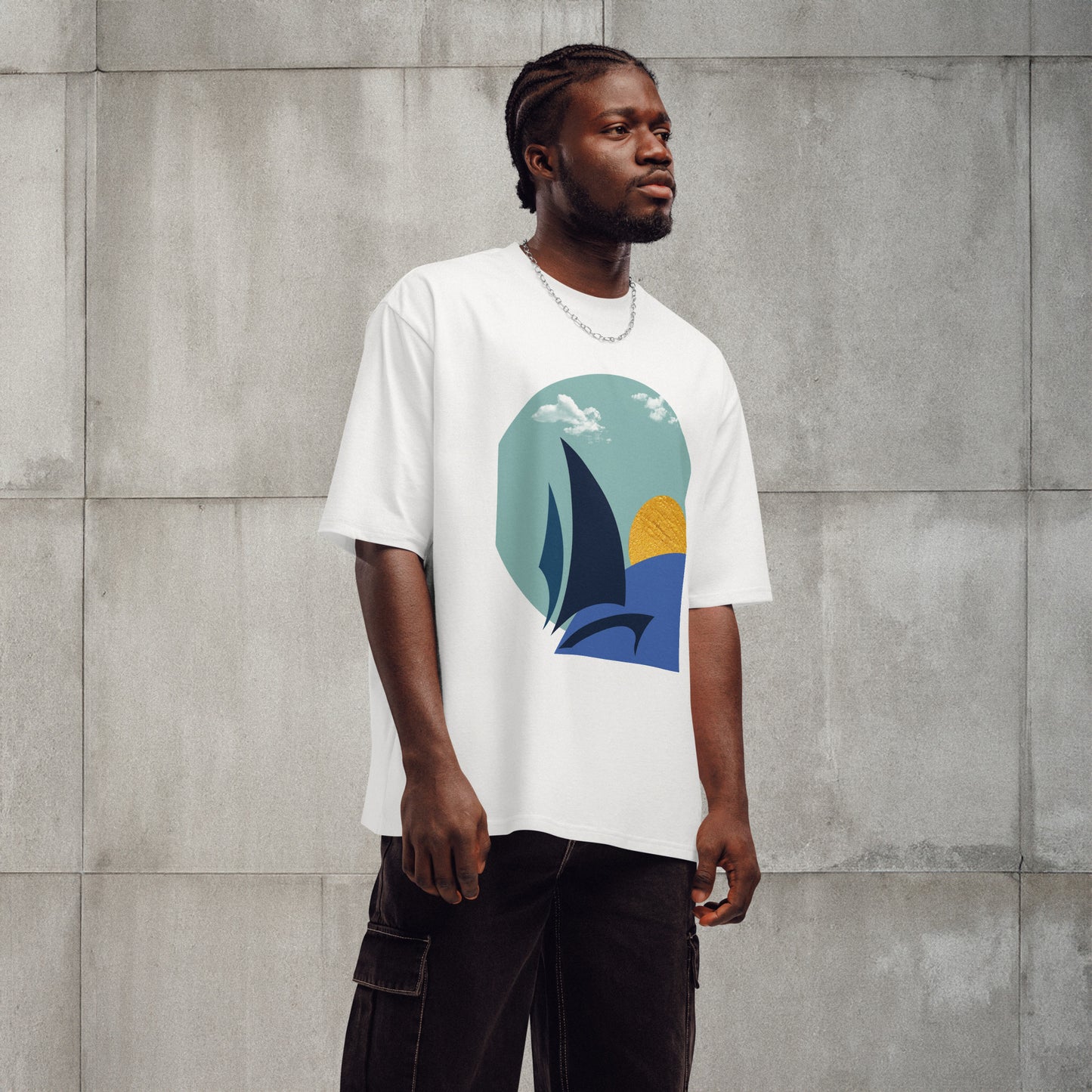 Sailers co Daring Sunset Comfortable Stylish Oversized T-Shirt