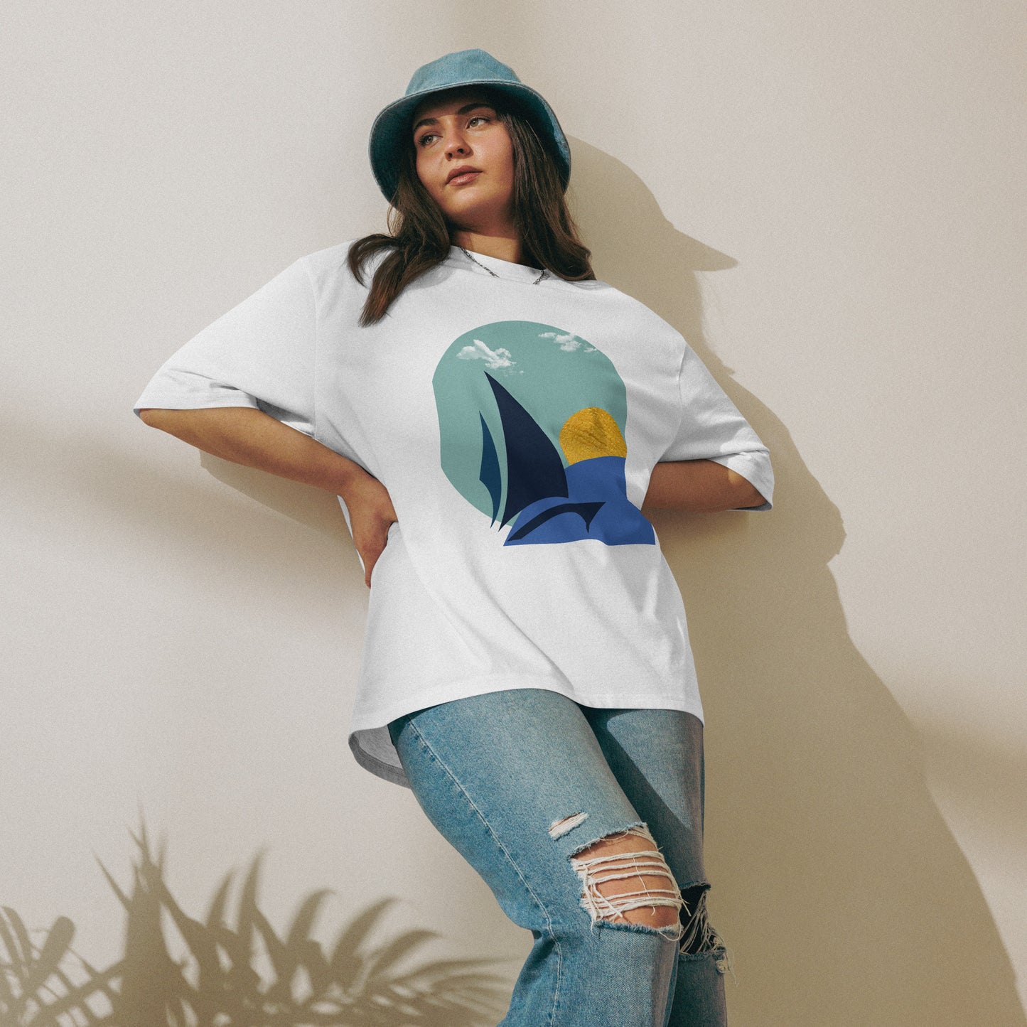 Sailers co Daring Sunset Comfortable Stylish Oversized T-Shirt