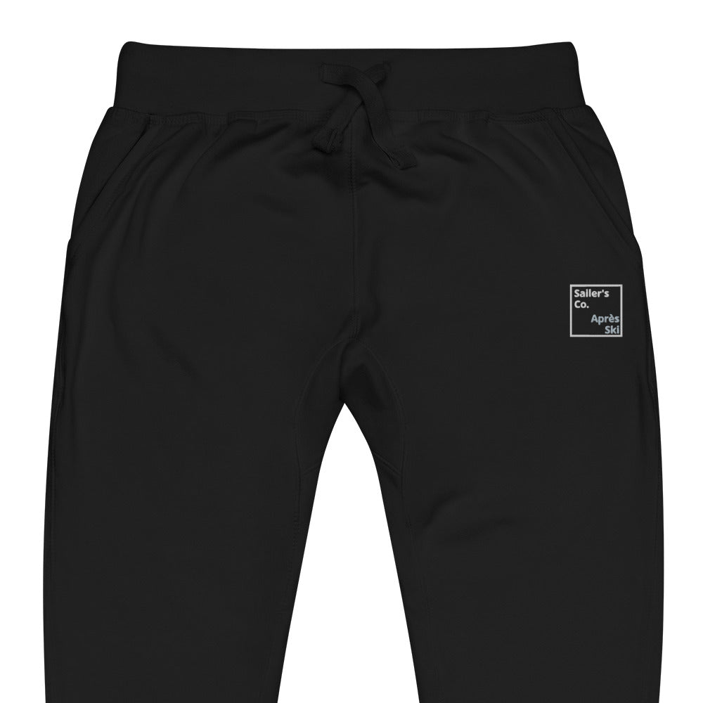 Apre Ski Sweatpants Cozy and Stylish Fleece Lines Pants