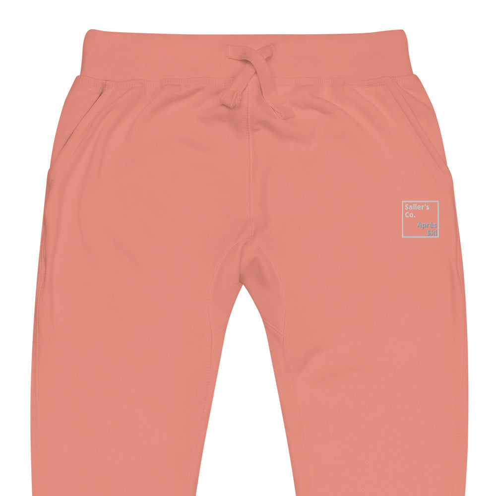 Apre Ski Sweatpants Cozy and Stylish Fleece Lines Pants