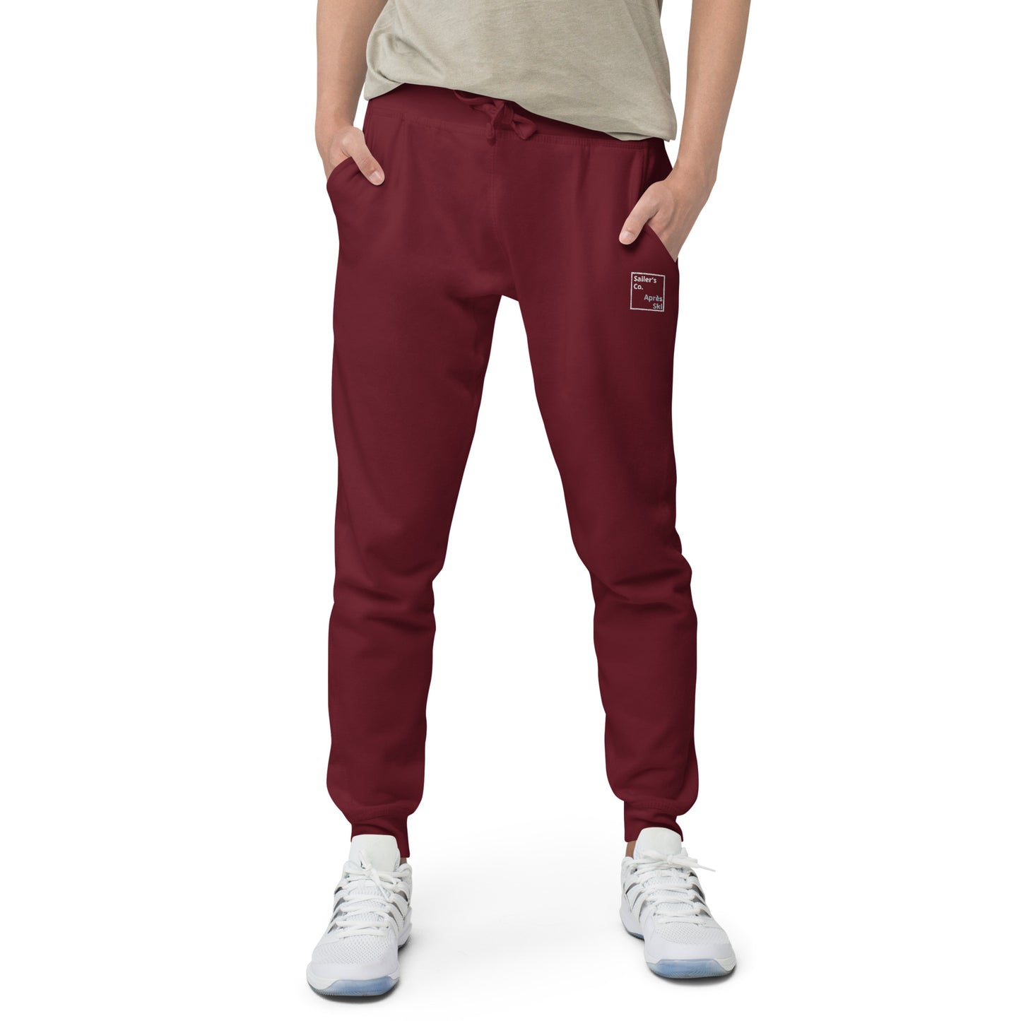 Apre Ski Sweatpants Cozy and Stylish Fleece Lines Pants