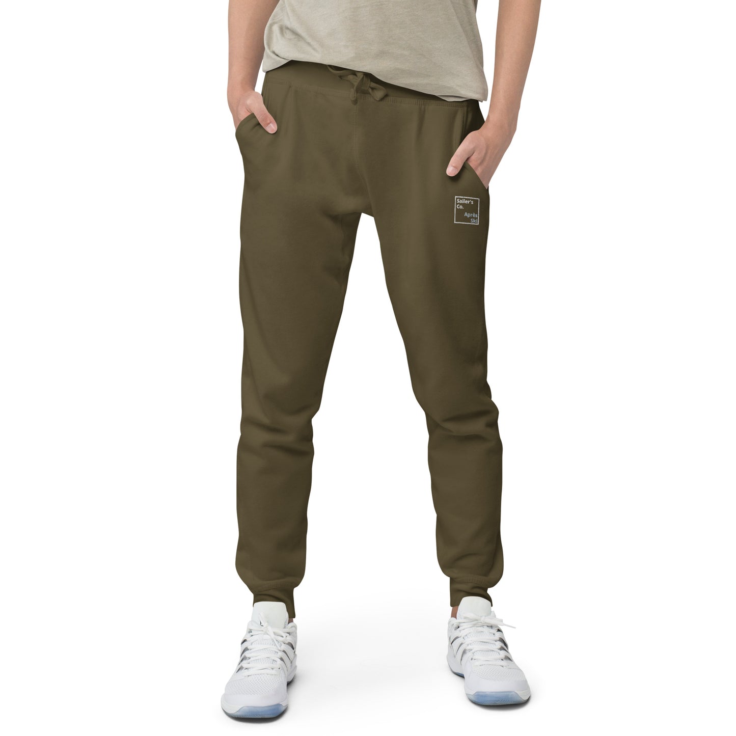 Apre Ski Sweatpants Cozy and Stylish Fleece Lines Pants