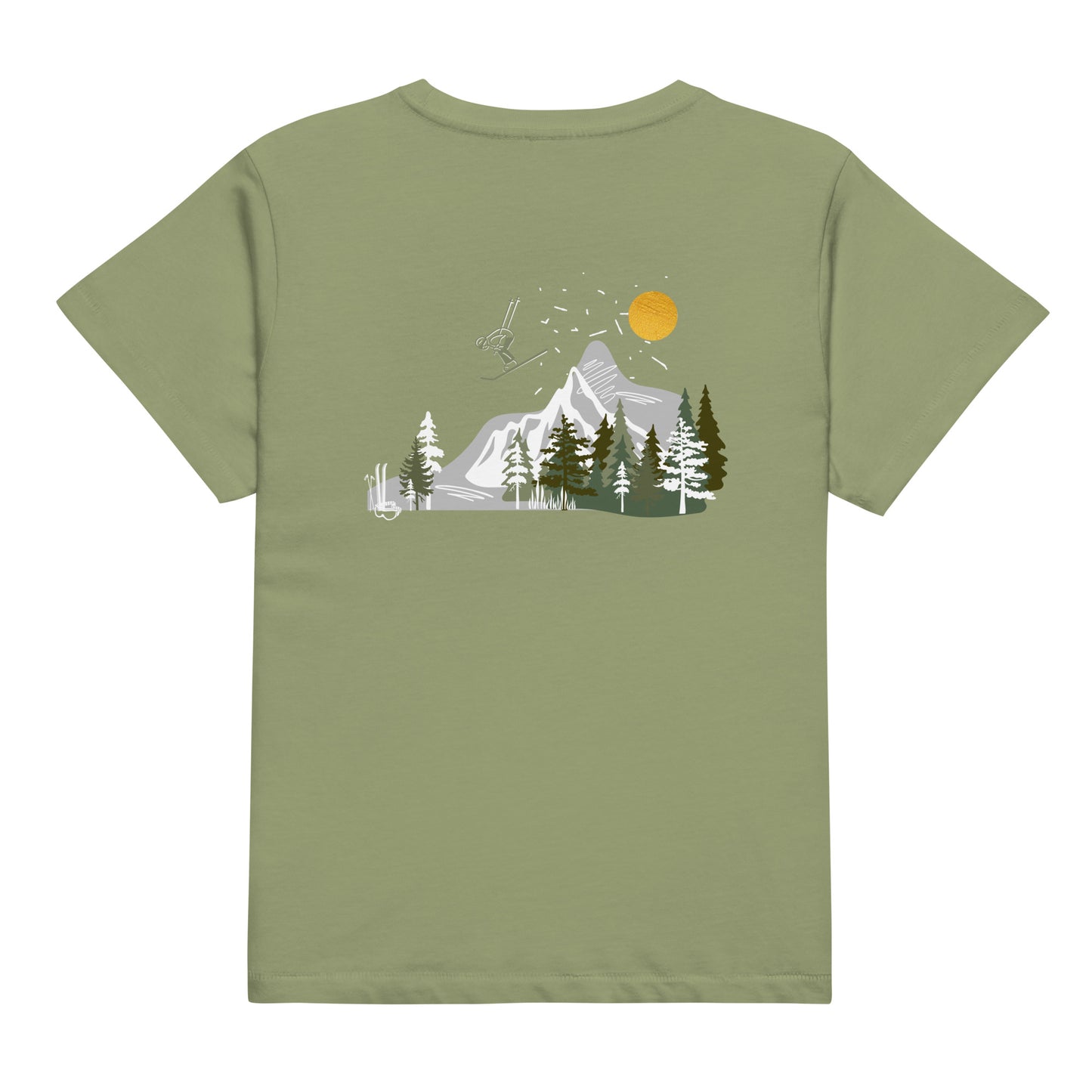 Apres Ski Premium TShirt Sailers Co Comfortable and Stylish High Waste T-Shirt