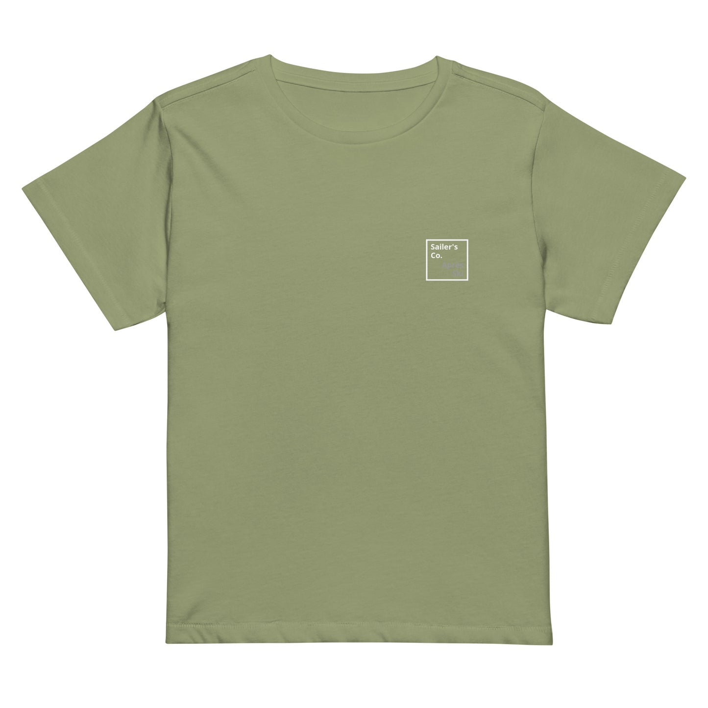 Apres Ski Premium TShirt Sailers Co Comfortable and Stylish High Waste T-Shirt