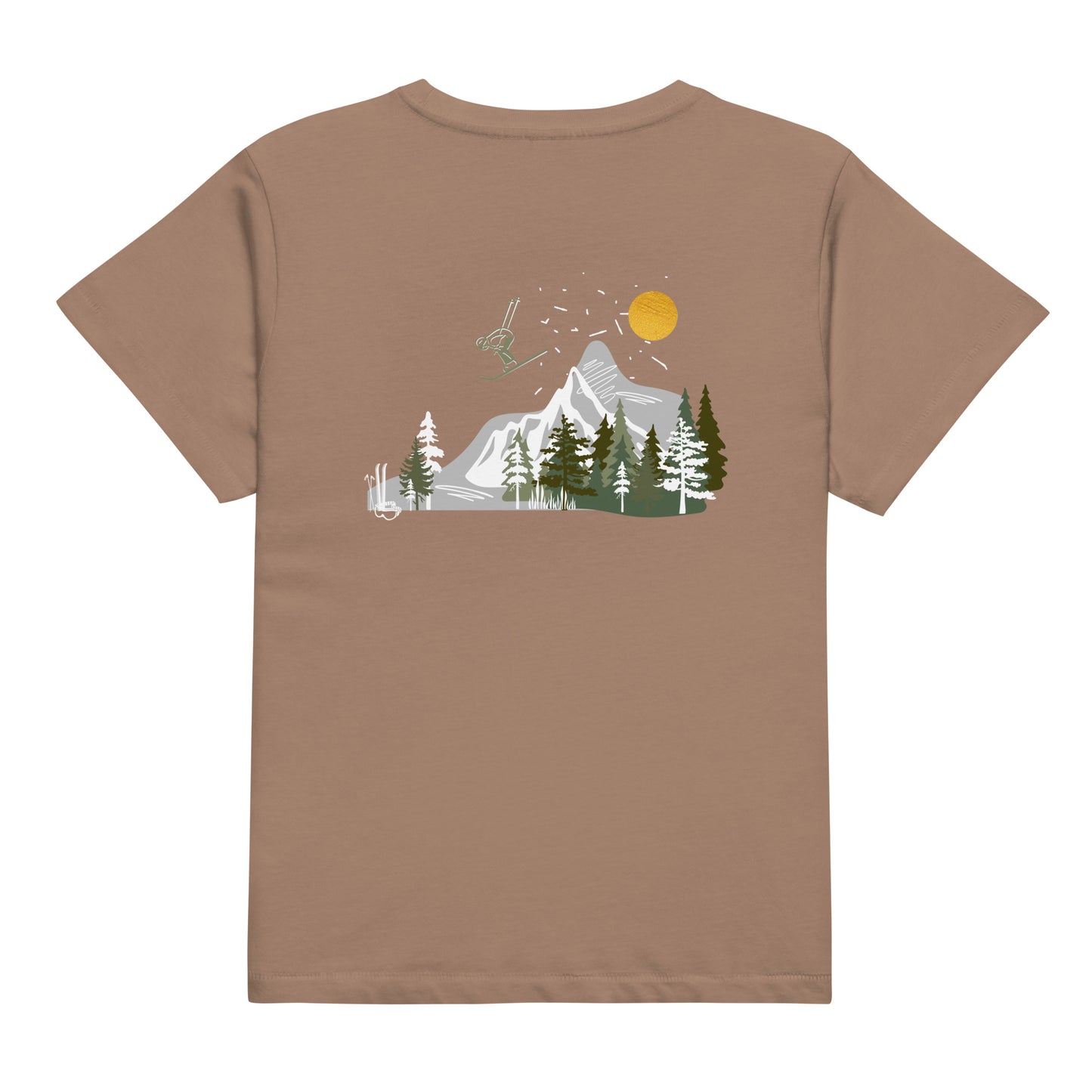 Apres Ski Premium TShirt Sailers Co Comfortable and Stylish High Waste T-Shirt