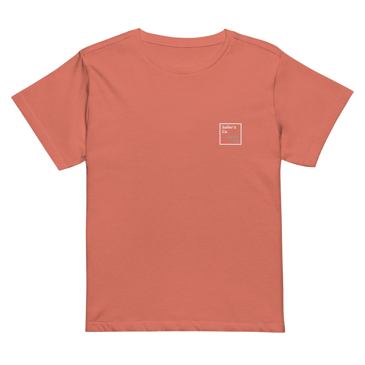 Apres Ski Premium TShirt Sailers Co Comfortable and Stylish High Waste T-Shirt