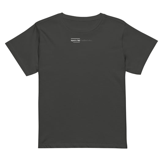 Apres Ski Premium TShirt Sailers Co Comfortable and Stylish High Waste T-Shirt