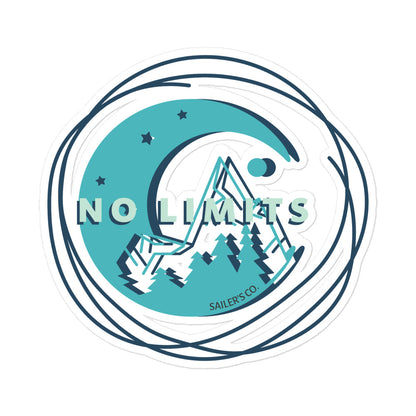 No Limits Bubble-Free Stickers