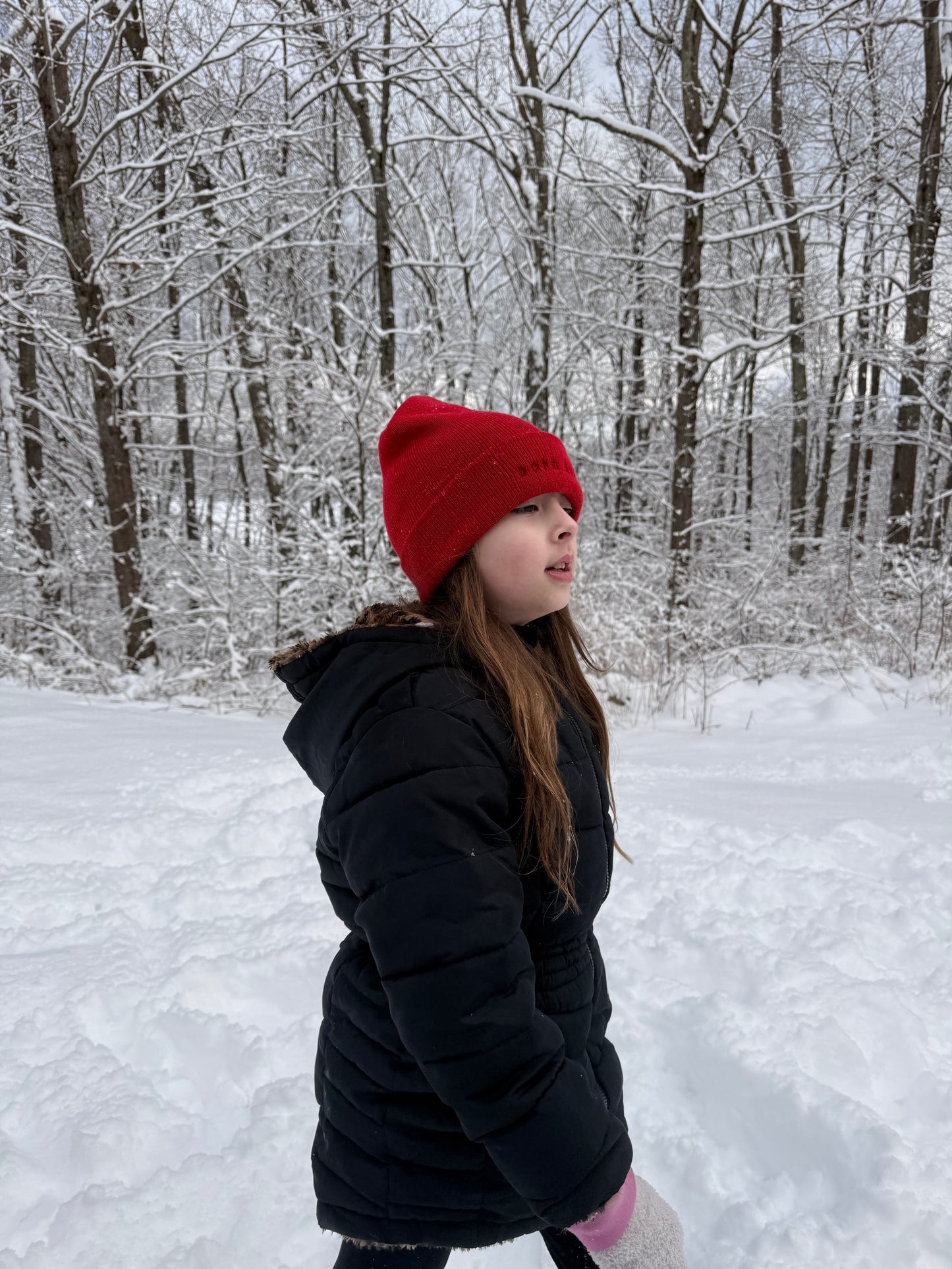 Après Ski Red Dope Slope Cuffed Beanie