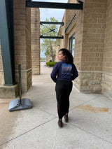 No Limits Somewhere Far Premium Long Sleeve Crewneck in Black, product photo