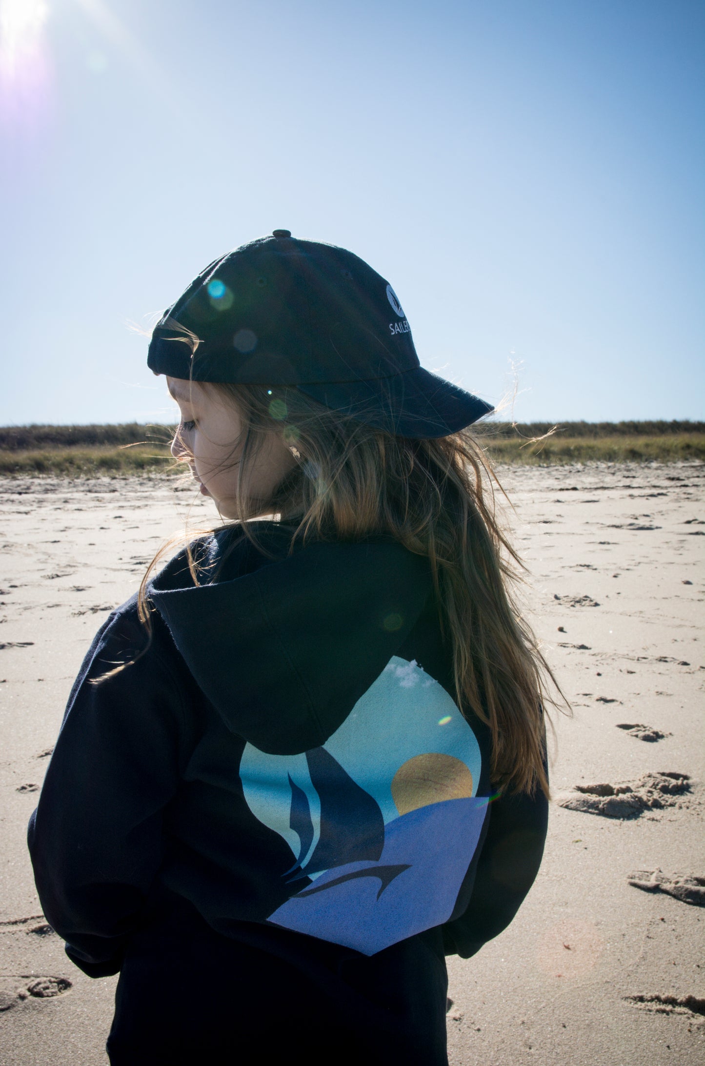 Daring Sunset Kids Fleece Hoodie