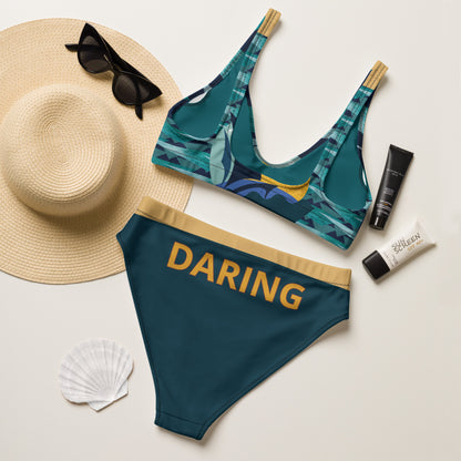 Inspired Fearless High-Waisted Bikini, back view (2)