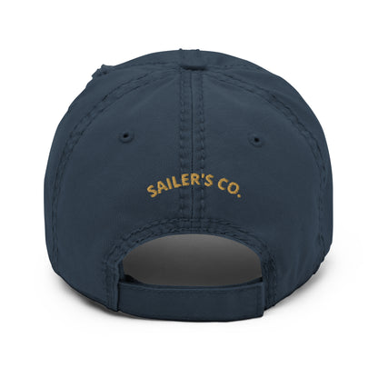 Inspired Vai Distressed Dad Hat, back view