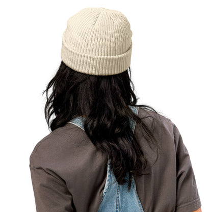 Inspired FearLess Fisherman Beanie in Black, back view