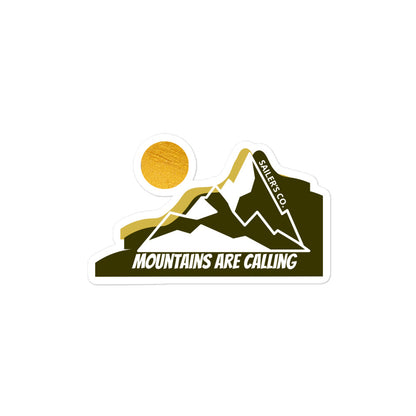 Daring Mountains Bubble-Free Stickers, product photo (2)