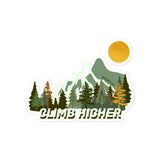 No Limits Climb Higher Bubble-Free Stickers, product photo