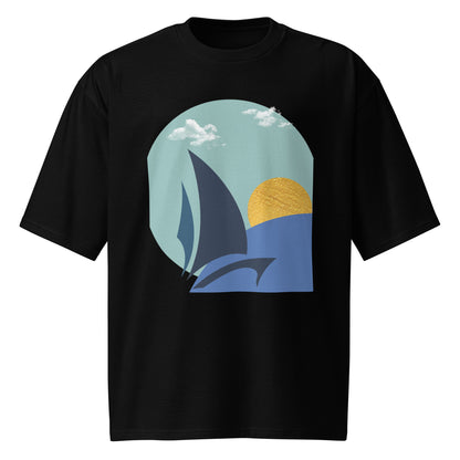 Sailers co Daring Sunset Comfortable Stylish Oversized T-Shirt