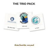 Sailer's Co. Stickers Trio Pack - the pack on polaroid cards