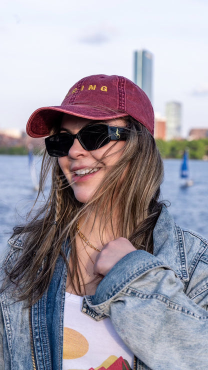 Daring Red Mountains Crop Tank Top
