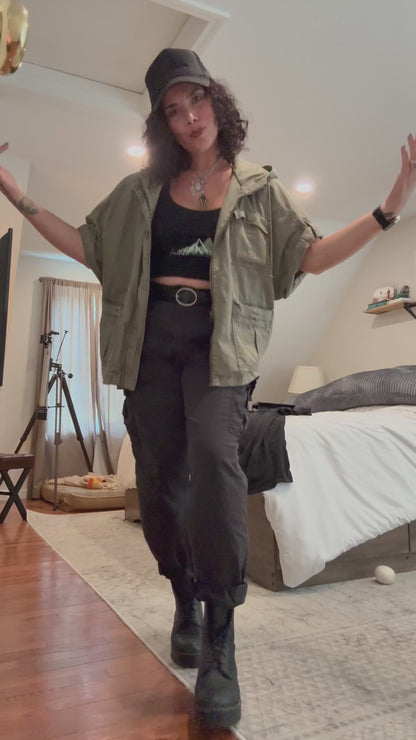 No Limits Climb Higher Crop Tank Top