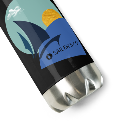 Daring Sunset stainless steel water bottle featuring unique design and leak-proof functionality.