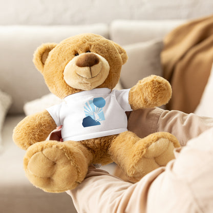 Daring Blues Teddy Bear, front view