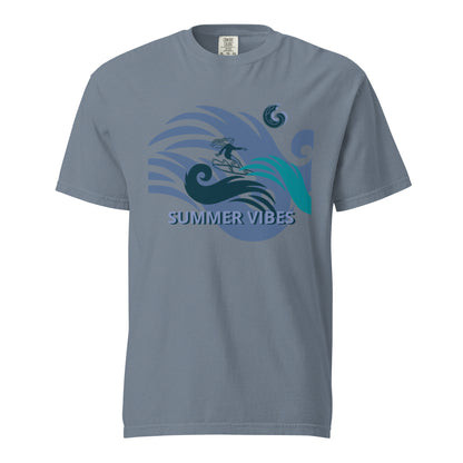 Daring Summer Vibes T-Shirt in Navy, front view