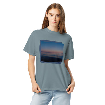No Limits Somewhere Far T-Shirt in True Navy, front view (2)