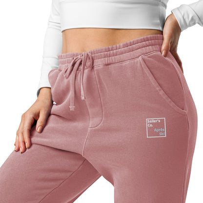 Apre Ski Sweatpants Cozy and Stylish Fleece Lines Pants