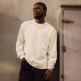 Après Ski Premium Long-Sleeve Crewneck in Black, front view