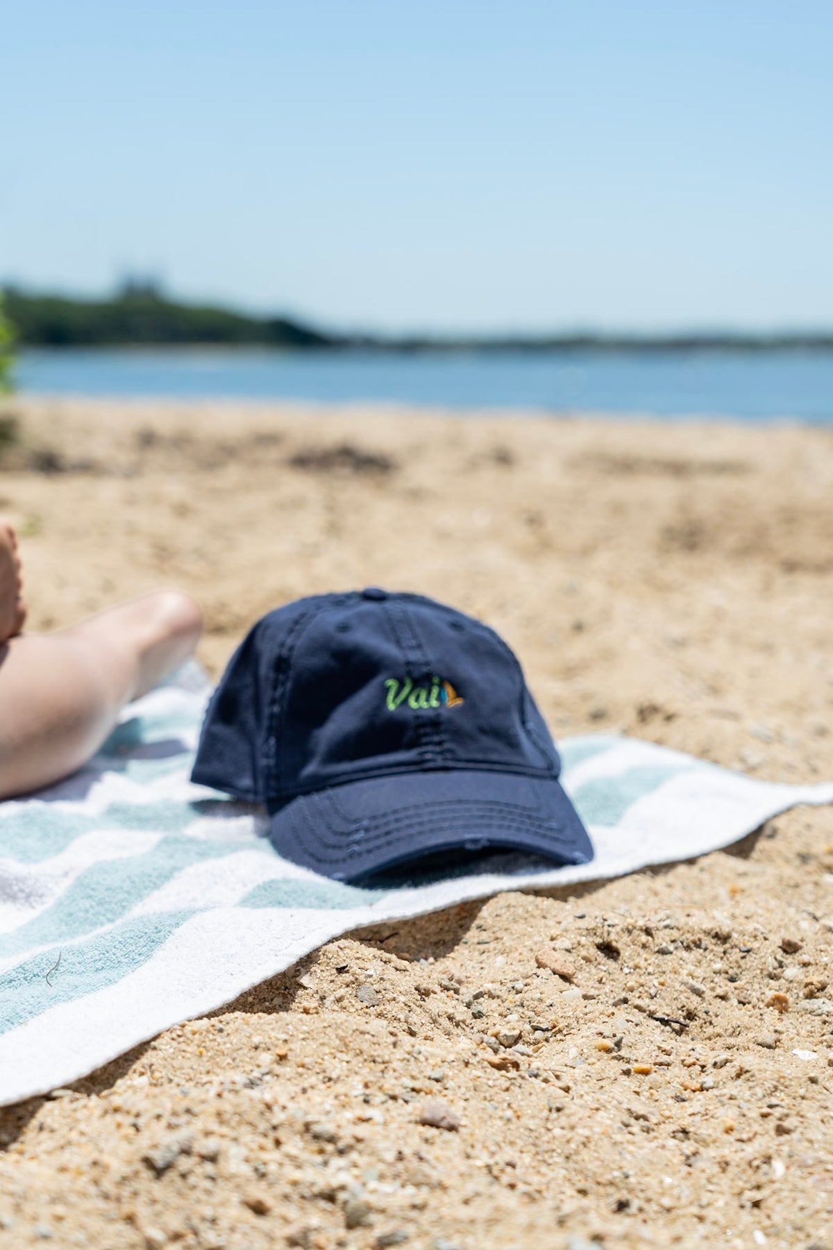 Inspired Vai Distressed Dad Hat, still life