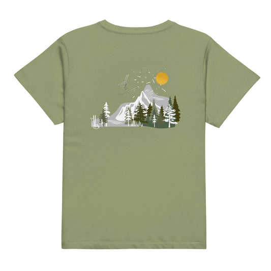 Apres Ski Premium TShirt Sailers Co Comfortable and Stylish High Waste T-Shirt