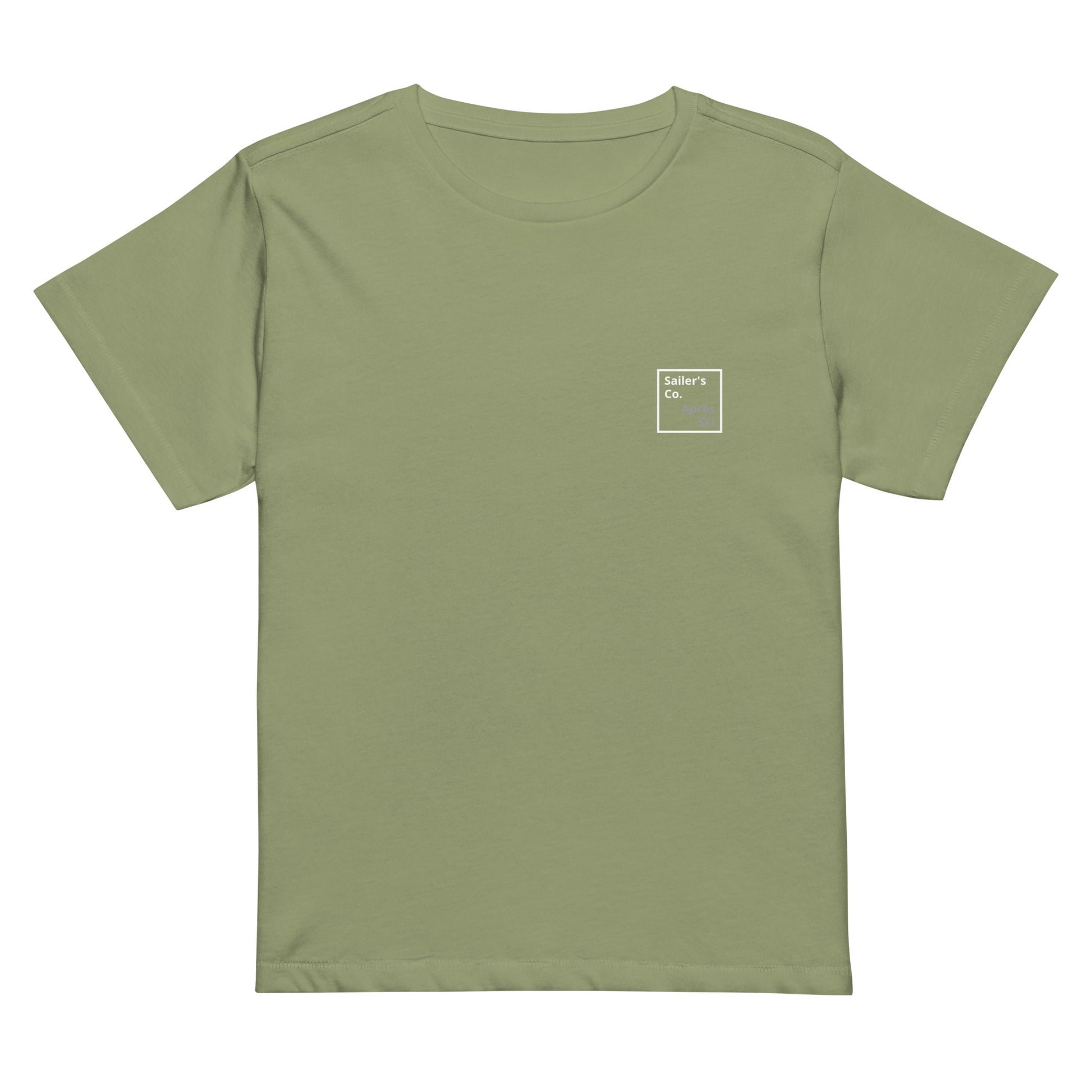 Apres Ski Premium TShirt Sailers Co Comfortable and Stylish High Waste T-Shirt