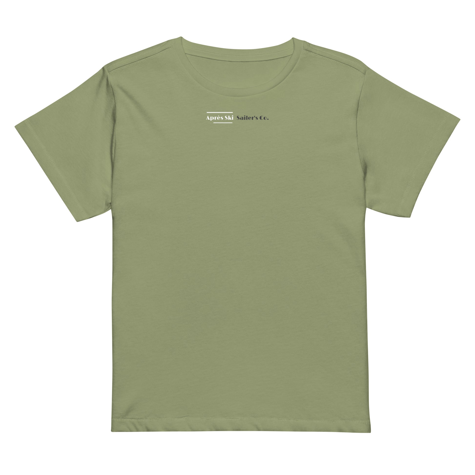 Apres Ski Premium TShirt Sailers Co Comfortable and Stylish High Waste T-Shirt