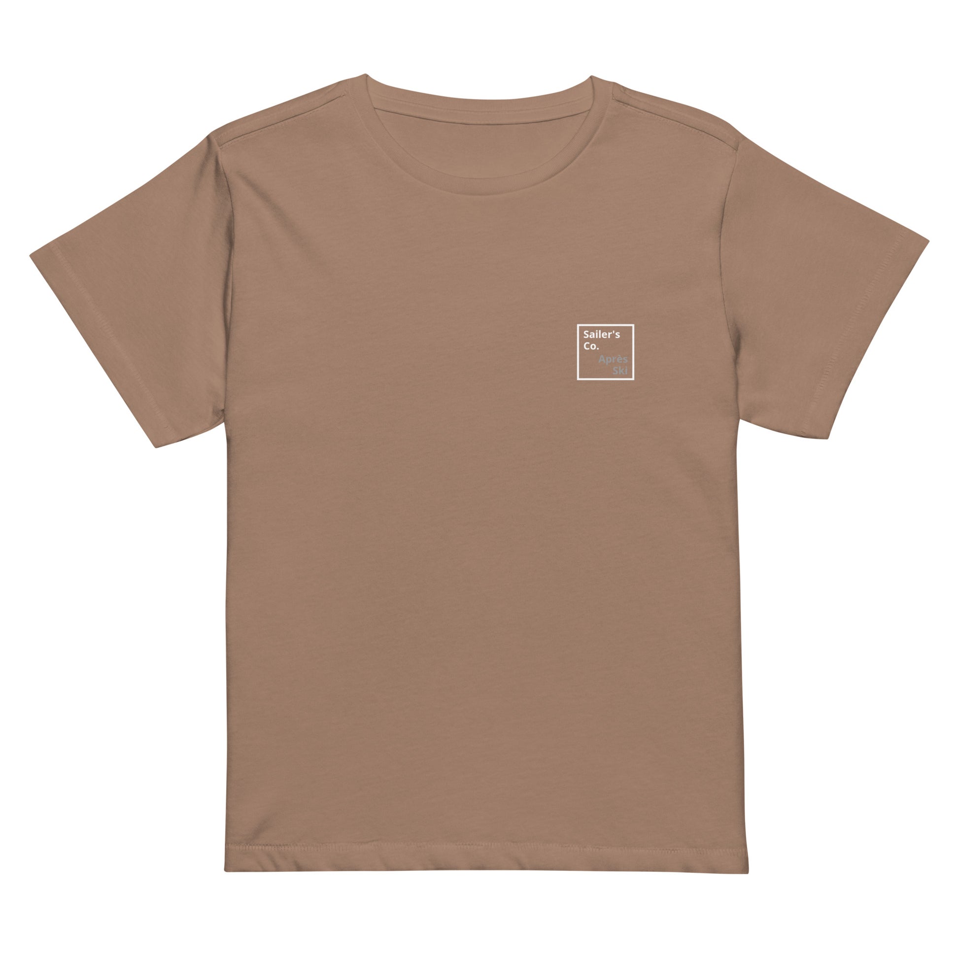 Apres Ski Premium TShirt Sailers Co Comfortable and Stylish High Waste T-Shirt