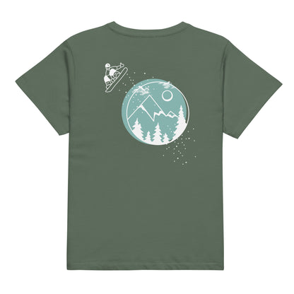 Apres Ski Premium TShirt Sailers Co Comfortable and Stylish High Waste T-Shirt