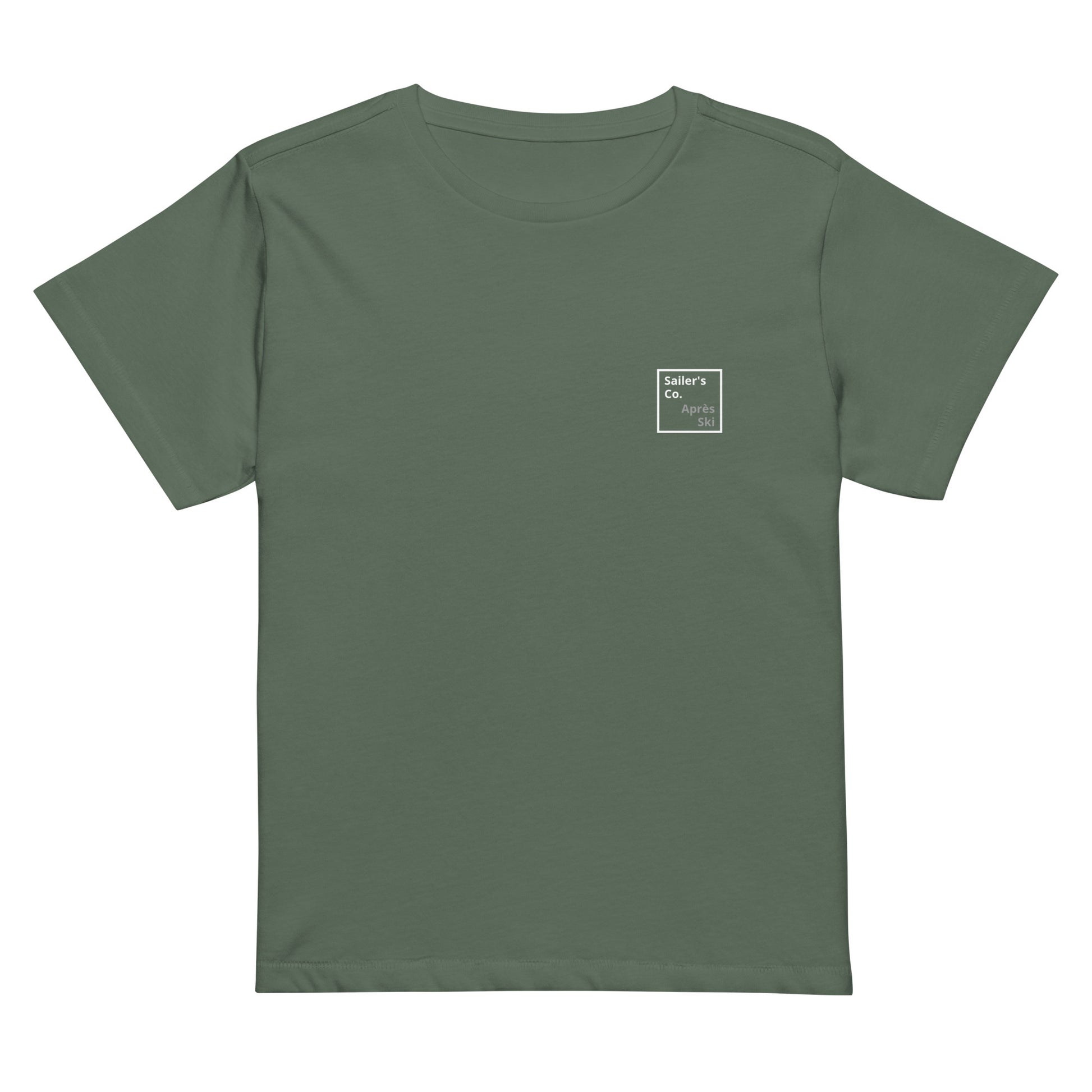 Apres Ski Premium TShirt Sailers Co Comfortable and Stylish High Waste T-Shirt