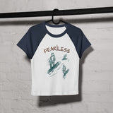 Inspired FearLess Cruise Baby Tee, front view (2)