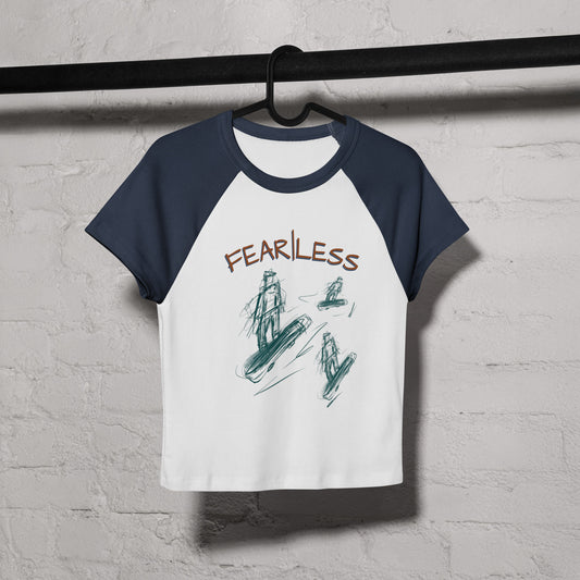Inspired FearLess Cruise Baby Tee, front view (2)